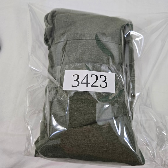 Per Se Womens Linen Blend Cargo Pants Green Drawstring Waist‎ Size S Y2K - Picture 10 of 10